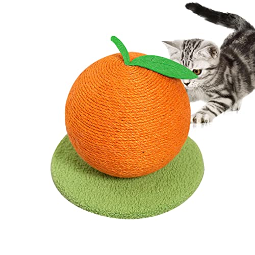 Katzenkratzball | Fruchtförmige Kratzbäume für Hauskatzen | 10 Zoll Katzenkratzbaum Sisal Kratzbäume Teppich Katzenkratzbaum für Kätzchen oder kleinere von Stronrive