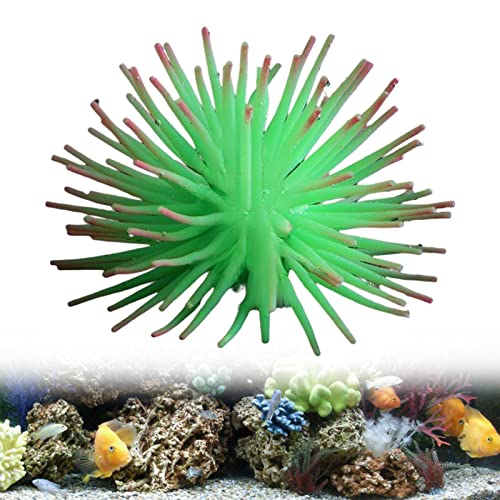 Stronrive Künstliches Korallenornament für Aquarien - Pflanzendekoration für Aquariumlandschaft,Künstliches Ornament leuchtet im Licht, stabilisiert Aquariumdekorationen für Büros, Wohnzimmer, Fische von Stronrive