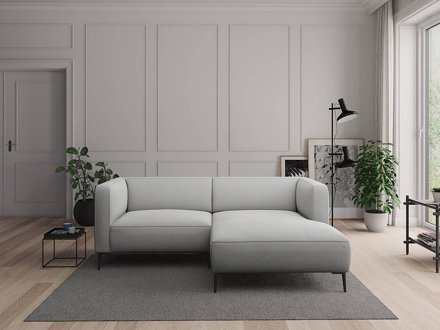 Ecksofa DUNKELD 1,5-Sitzer mit Longchair von Studio Copenhagen