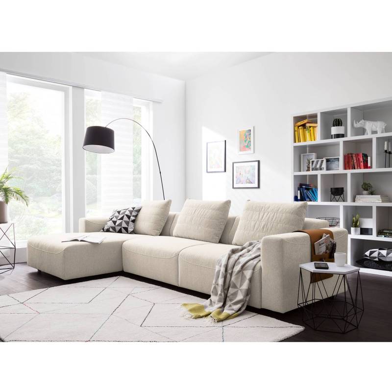 Studio Copenhagen Ecksofa Finny II Beige Webstoff 320x83x170 cm (BxHxT) Modern von Studio Copenhagen