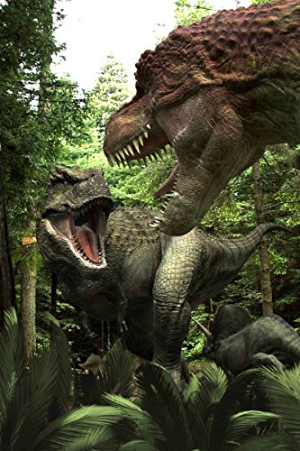 Stukk T-Rex Dinosaurier-Kunstdruck-Poster, A0, 841 x 1189 mm von Stukk
