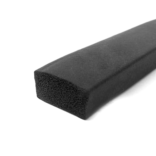 Silikon Schwamm Antikollisionsdichtung aus schwarzem EVA-Schaum, selbstklebender Schwamm, Dichtungsstreifen, Breite 8–50 mm, Dicke 2–10 mm Rauschuntersuchung (Size : 2Meter, Color : Width 15mm Thick von Styire