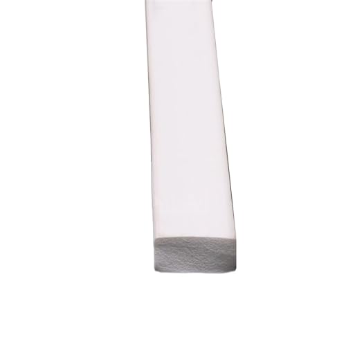Silikon Schwamm Weiße Schaumstoff-Antikollisionsdichtung for Türen, Fenster, selbstklebender Schwammdichtungsstreifen aus Silikonkautschuk Rauschuntersuchung (Color : Width 10mm Thick10mm, Size : 1 von Styire