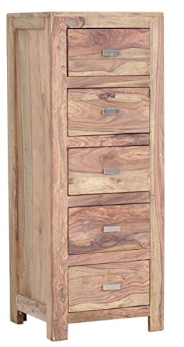 Stylefurniture Kommode, Holz, Natur, 46 x 40 x 120 cm von Stylefurniture