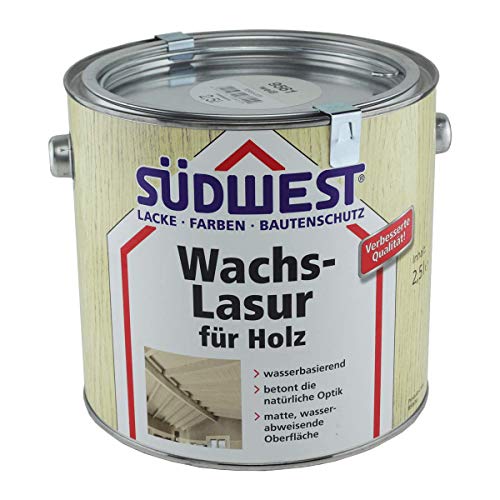 Südwest Wachs-Lasur für Holz Farblos 2,5 Liter von Suedwest Verlag