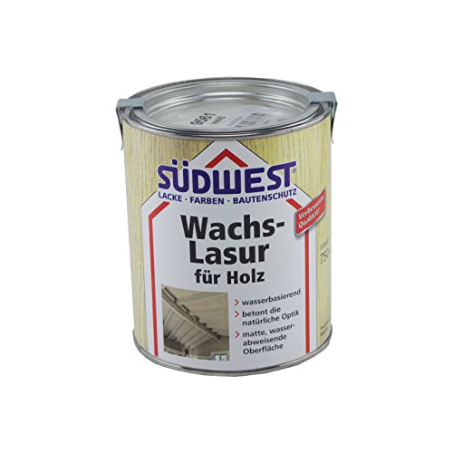 Südwest Wachs-Lasur für Holz Weiß 0,75 Liter von Suedwest Verlag