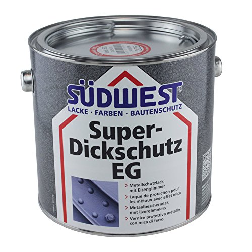 Südwest Super-Dickschutz EG Eisenglimmer 2,5 Liter DB 701 Hellgrau von Suedwest Verlag