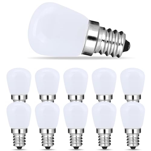 Suncan E14 LED Leuchtmittel kühlschranklampe 2.5W, Ersatz für 15W Halogenlampen, Warmweiß 3000K, AC220V-240V für Kronleuchter, Wandlampe, Kühlschrank,10 Stück von Suncan