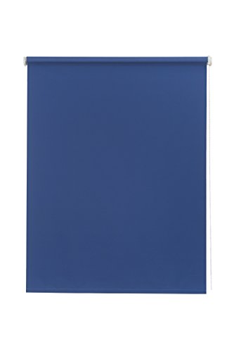 Sunlines HWA10572 Seitenzugrollo Energie, Stoff, jeansblau/silber, 102 x 180 cm von sunlines
