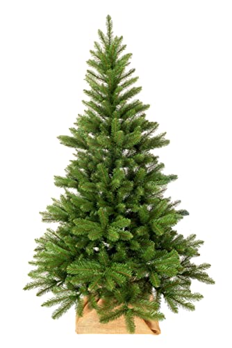 SunWood RFT Künstlicher Weihnachtsbaum Fichte 150cm mit Ständer, EU Hergestellt (150 cm) von Sunwood