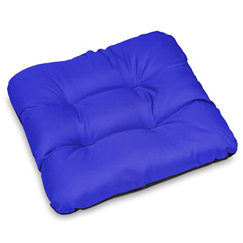 SuperKissen24. Stuhlkissen Sitzkissen für stühle - 4er Set 45x45 cm - Outdoor und Indoor - blau von SuperKissen24.