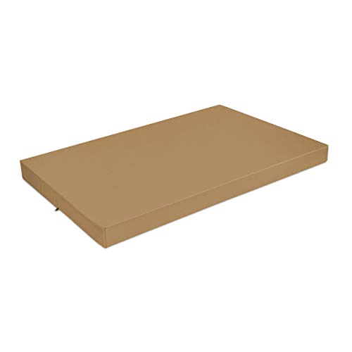 SuperKissen24. Hundebett Hundekissen Hundematratze Tierbett für Hunde - Wasserdicht, Waschbar - 120x80 cm - Beige von SuperKissen24.