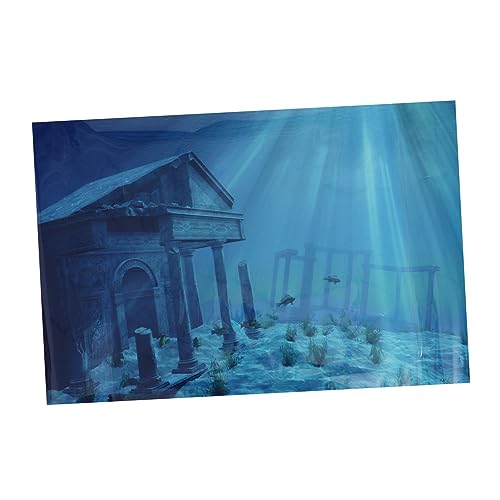 Supvox Aquarium Hintergrundpapier wandaufkleber wandsticker Easy clean Wall Decal tapetenablöser Wand Aufkleber Easy to clean statische Elektrizität Wandgemälde Bild Poster Dekorationen von Supvox