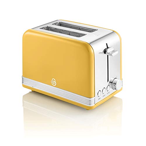 Swan 2 Slice Retro Yellow Toaster von Swan