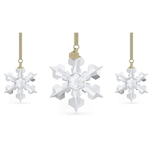 Swarovski Annual Edition 2022 Ornament Set, Dekoration aus Strahlenden Swarovski Kristallen zum Aufhängen von Swarovski