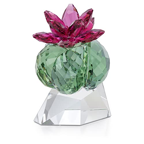 Swarovski Crystal Flowers Bordeaux Cactus, Ornament mit Strahlendem Swarovski Kristall von Swarovski
