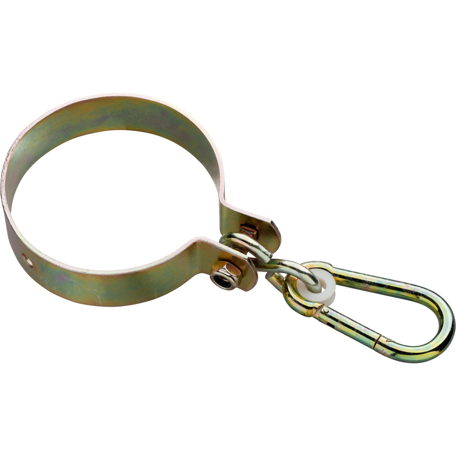 SwingKing Schaukelhaken Ø 12 cm mit Karabiner für Rundholz Gelb von SwingKing