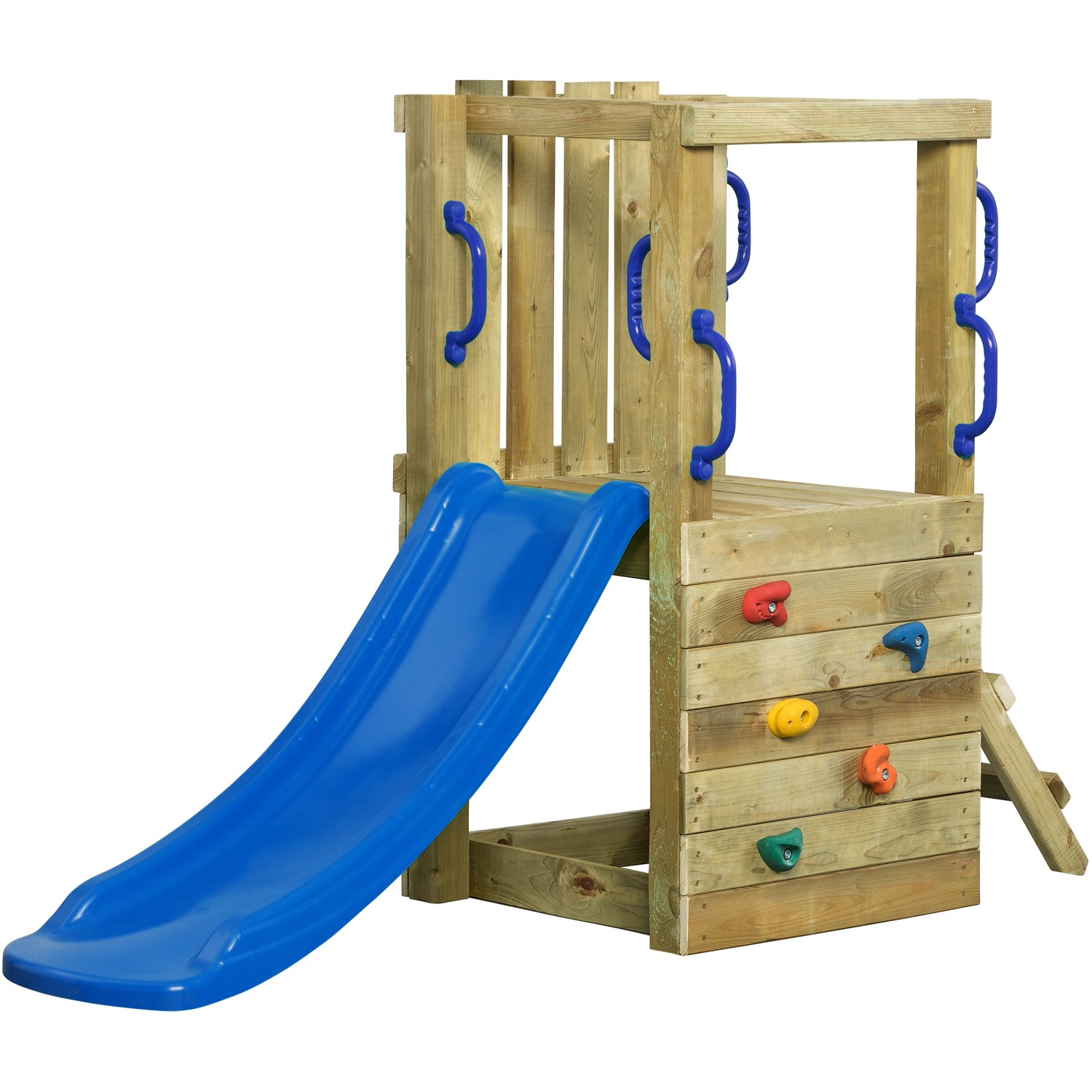 SwingKing Spielturm Irma Small Blau 66 cm x 190 cm x 125 cm von SwingKing