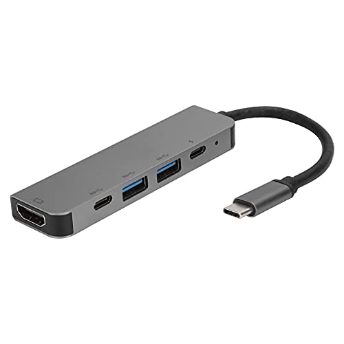 Sxhlseller USB Hub 3.0 Splitter, 5-in-1 USB-C zu Typ C 3 USB 3.0 Hub HDMI Rj45 Ethernet SDTF OTG Adapter für Thunderbolt 3 von Sxhlseller