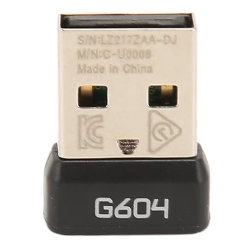 Sxhlseller USB Bluetooth Adapter, Kabelloser Tragbarer Maus Adapter mit Stabilem Signal und ABS Material, Bluetooth Empfänger für Logitech G604 von Sxhlseller