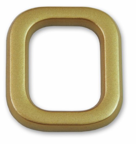 Symbol LD37O Buchstabe „O“ - Goldfarbener selbsthaftender Kunststoff - Höhe 37 mm von Symbol