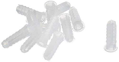 HNY Pack von 25 Dübel für Wandmontage (Polyethylen mit niedriger Dichte/LDPE, 3 Füße) weiß, 2120600 von Sysfix