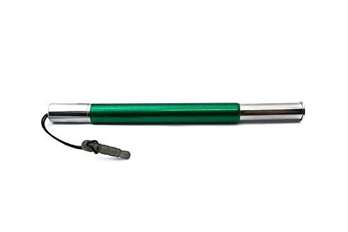 SYSTEM-S Touchpen Stylus aus Aluminium in Grün für Tablet Smartphone Laptop Surface von System-S