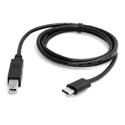 System-S USB 3.1 Typ C zu USB Typ B Datenkabel Adapter Kabel Druckerkabel 100 cm von System-S