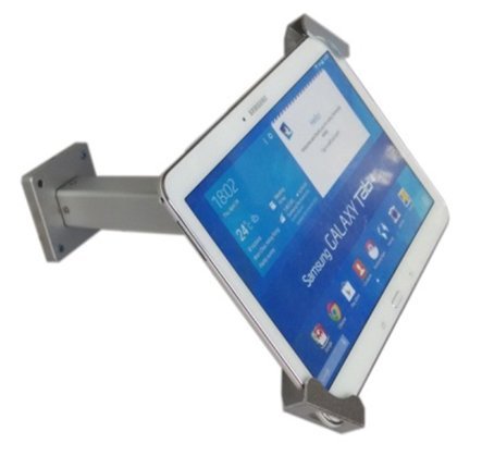 System-S Universal Präsentation Wandhalter Haltearm abschließbar Wandhalterung für Tablet PC´s von 9.7-12 Zoll von System-S