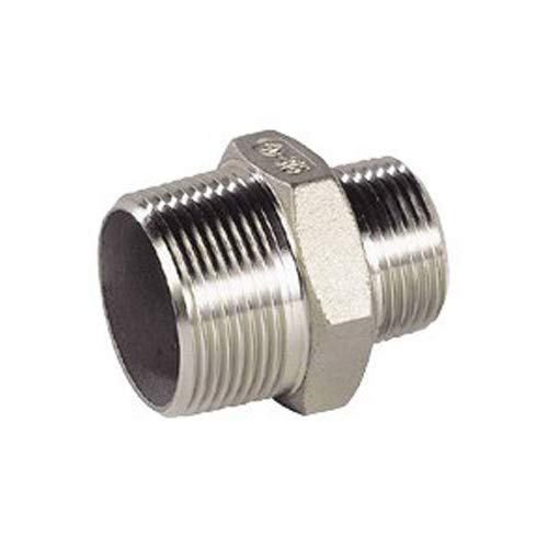 Syveco 2031008 Serie 2031 Männliche/Männliche Reduktion Armaturen, Besetzung Rostfreier Stahl, PN20, 1-1/2" x 1-1/4" von Syveco