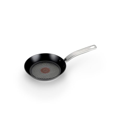 T-Fal C51707 ProGrade Titanium Antihaft-Thermo-Spot spülmaschinenfest, PFOA-frei, mit Induktionsboden, 29,2 cm, Schwarz 10-Inch schwarz von T-Fal