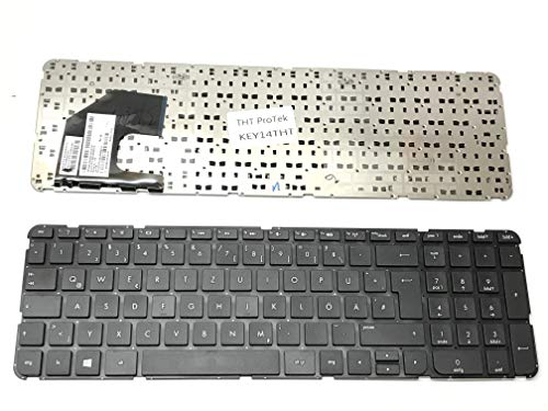T-ProTek DEUTSCHE Schwarz Tastatur ohne Beleuchtung für HP Pavilion Sleekbook 15-b104sg von T-ProTek