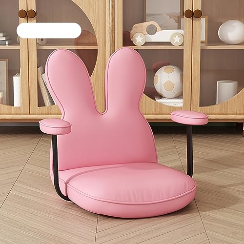 TANZEM Schaukelstuhl für Kinderzimmer, beinloser Tatami-Stuhl im japanischen Stil mit Rückenstütze und Armlehne – tragbarer Bodenstuhl für Meditation, Sitzgelegenheiten am Erkerfenster – bequemer S von TANZEM
