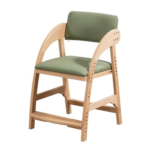 TANZEM Stuhl, Entspannungsstuhl, Liegestuhl, ergonomischer Kinderstuhl, verstellbar, bequemer Lernstuhl für 0–10 Jahre, Schreibtischstuhl aus Holz, gepolsterter Lesestuhl, hoher Stuhl, mitwachsend, von TANZEM