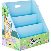 Kinder Bücherregall Stabiles Kinderregal Sunny Safari Fantasy Fields TD-13141A - Blau / Multi-Color von TEAMSON KIDS