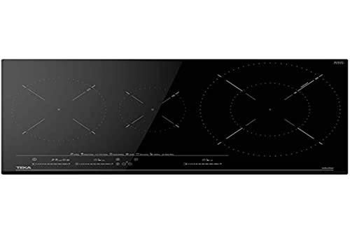 Teka IZC 83620 MST Induktionskochfeld, 80 cm, 3 Kochzonen, MultiSlider-Touch-Steuerung, Kochzeitprogrammierer, 8 Direktfunktionen, XL-Paella-Zone 320 mm, Glasfarbe: Schwarz von Teka