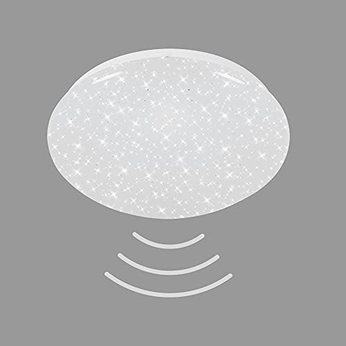 Telefunken - LED Deckenleuchte mit Bewegungssensor, Deckenlampe mit Tageslichtsensor, neutralweiße Lichtfarbe, 12 Watt, 1.200 Lumen, Weiß, Ø 27,7cm von TELEFUNKEN