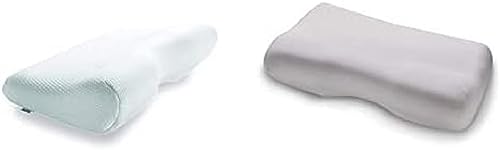 TEMPUR Millennium Kopfkissen Memory Foam, ergonomisches Nackenstützkissen für Rückenschläfer, Größe L Jersey-Bezug für SCHLAFKISSEN Millennium/Original S/M/L/XL Platin von TEMPUR