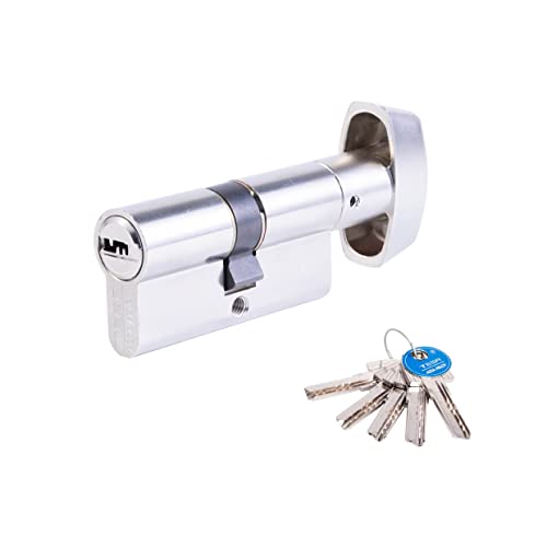 Tesa Assa Abloy T65B4060N Sicherheitszylinder T60 Langstufe Schlüsselknopf Nickel 40x60mm von Tesa Assa Abloy