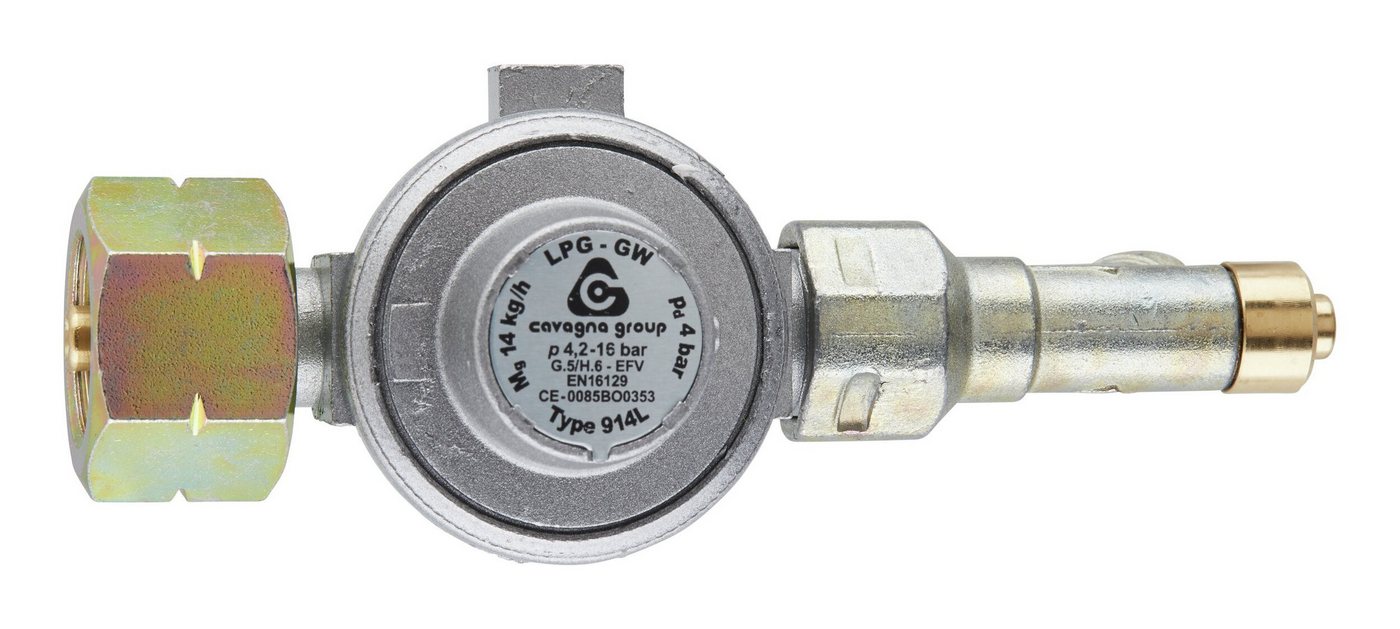 TGO Gasdruckregler, Regler 14 kg/h 4 bar Kombi x G 3/8 mit SBS von TGO