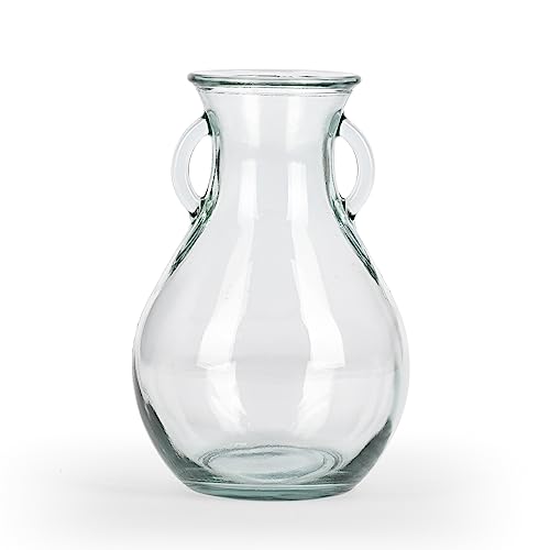 THE WAY UP UPCYCLED Home Vase Lorenzo 24cm Höhe | Ich bestehe zu 100% aus recyceltem Glas und ich wurde mit organischer Farbe besprüht | Stilvoll einrichten und Ressourcen schonen von THE WAY UP