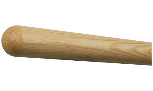 Kiefer Handlauf lackiert Ø 42 mm mit bearbeiteten Enden ohne Handlaufhalter Länge: 1400 mm / 140 cm / 1,4 m Endstück: Halbkugel gefräst von TIBU