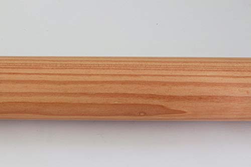 Lärche lackiert Ø 42 mm ohne Zuschnitt (Länge zwischen 30 und 50cm von TIBU