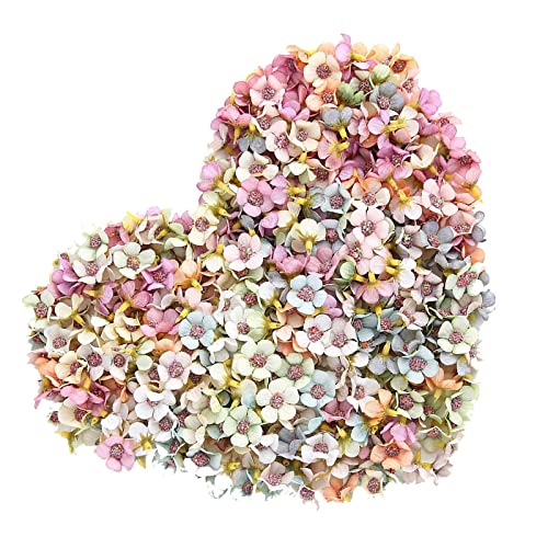 100 Pcs Künstliche Blumen,Mini Bunt Gänseblümchen Blütenköpfe,Kunstblumen Köpfe Deko für Hochzeit Feste Partei Haus DIY Basteln von TK28MN