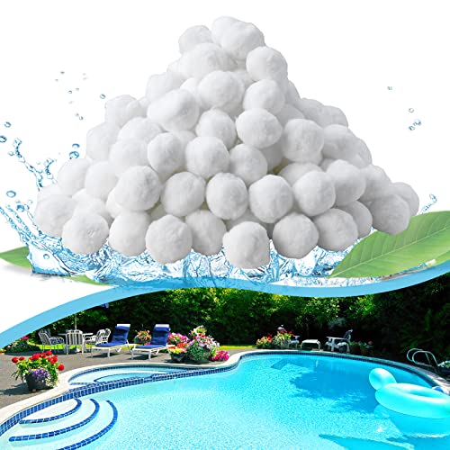 TLSUNNY Filterbälle, Filter Balls 700 g, Filterballs für Sandfilteranlage, Filteranlagenzubehör, für Pool Reinigung, Aquarium Filter, Filterpumpe, Poolreiniger, leichtes Materia von TLSUNNY
