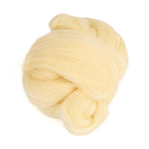 Filzwolle Hautfarbe, Filzwollnadel, 8 Farben, 55 G, Farbige Nadelfilzwolle, Zum Spinneln, Nähen, Besatz, Handarbeit, Material (Beige), Wollaufsätze Zum Spinning, Merino, Roving Wolle Zum Nadelfilzen, von TMISHION