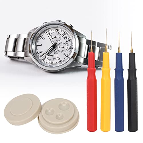 Uhrenöler, 4-teiliges Ölstift-Stiftbad mit Öler-Teller-Werkzeug-Set Uhrenöler-Set Ölspender-Stift-Set Uhrenreparatur-Set Leichter Stift mit Ölbecher DIY Uhrenreparatur-Zubehör(Ölschalen-Set) von TMISHION