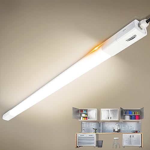 TONFFI 25 Stück Feuchtraumleuchte LED 115cm 36W Led Röhre, Led Werkstattlampe Feuchtraumlampe, IP65 Wasserfest Led Kellerlampe Garagenlampe Deckenleuchte, Neutralweiß 4000K von TONFFI