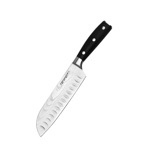 TONIFE Kochmesser Santoku Messer Hochkohlenstoff Edelstahl Küchenmesser, 300mm 188g, langfristige Verwendung und Wartung möglich, korrosionsbeständig, lang anhaltende Schärfe von TONIFE