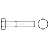 TOOLCRAFT TO-5395809 Sechskantschrauben M16 80mm Außensechskant Stahl galvanisch verzinkt 25St. von TOOLCRAFT